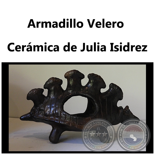 Armadillo Velero - Cerámica de Julia Isidrez